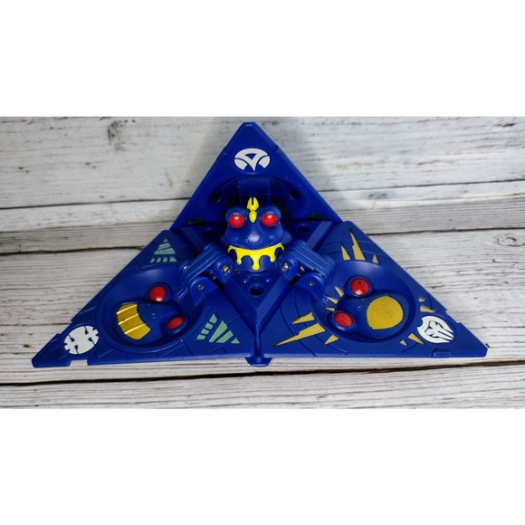 Bakugan Subterra Frog Spinner Figure! Good Condition. Rare Item. Blue. - Picture 2 of 4